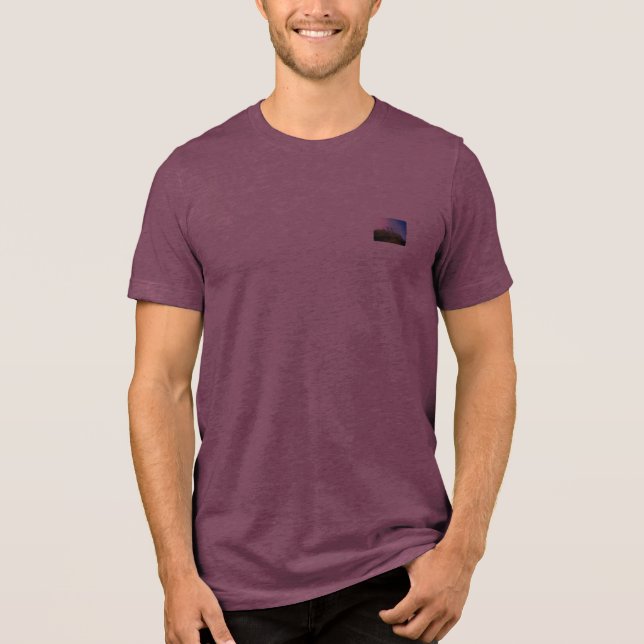 T-Shirt MENS BELLA TRI BLEND COOL ECO STYLE Tri-Blend Shirt (Front)