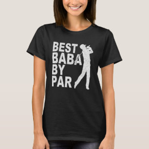 T-shirt Mens Best Baba By Par Disc Golf Pour Hommes Pères