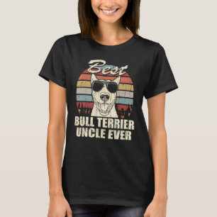 T-shirt Mens Best Bull Terrier Uncle Jamais Fête des pères