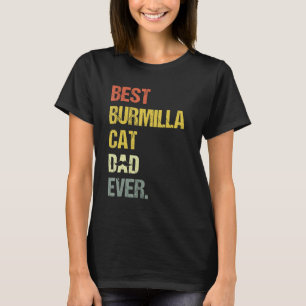 T-shirt Mens Best Burmilla Chat Papa Chat
