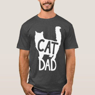 T-shirt Mens Best Chat Papa Fête des pères Hommes Kitty Da