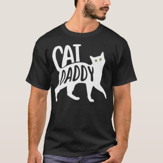 T-shirt Mens Best Chat Papa Fête des pères Kitty Lover Dad