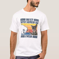 Mens Best Dutch Shepherd Dad Ever Funny Dog Lover
