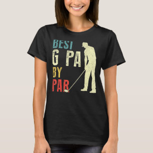 T-shirt Mens Best G Pa Par Par Par Golf Fête des pères Pap