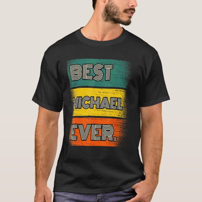 T-shirt Mens Best Michael Ever (Devant)