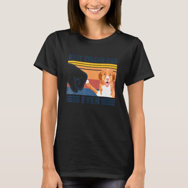 T-shirt Mens Best Nova Scotia Duck Tolling Retriever Papa  (Devant)