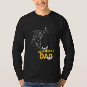 T-shirt Mens Best Schipperke Papa Jamais Chien Schipperke