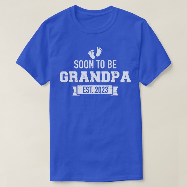 T-shirt Mens Bientôt être grand-père est 2023 (Design devant)