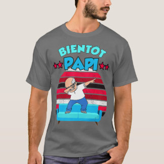 T-shirt Mens Bientot Papi Futur Faire-part Grossesse Gr