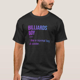 T-shirt Mens Billiards Garçon Noun Définition Billiards Pl