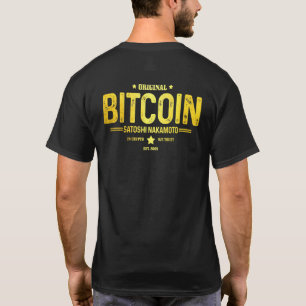 T-shirt Mens Bitcoin Est 2009 Hodl Crypto Devise Btc Tra