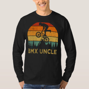 T-shirt Mens Bmx Cycling Vintage Rétro Bmx Uncle Père
