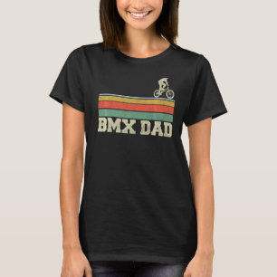 T-shirt Mens Bmx Papa Style Vintage Cyclisme Bmx Rider Fat