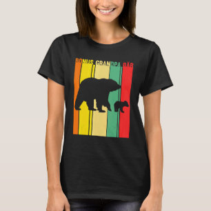T-shirt Mens Bonus Grandpa Bär Bonus Grand