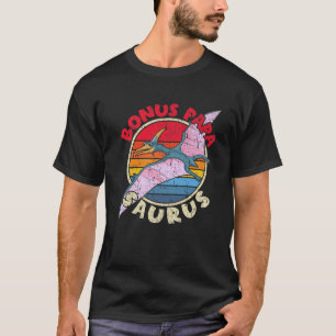 T-shirt Mens Bonus Papa Saurus I Pterodactylus I Family Ma