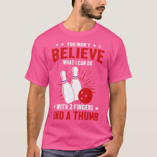 T-shirt Mens Bowler Sport Cite Drôle Bowling Lover