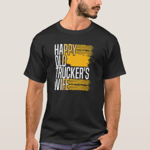 T-shirt Mens Camionneur Femme Camionneur Big Rig Vieux T