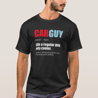 T-shirt Mens Car Guy Car Guy Guy Définition Gear Head Car