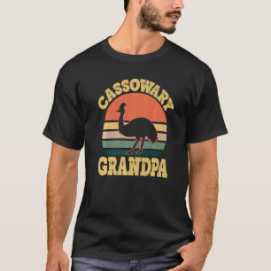 T-shirt Mens Cassowary Grandpa Cute Cassowary Family Party