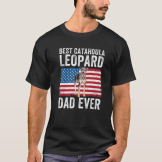 T-shirt Mens Catahoula Papa Catahoula Leopard Chien Papa U