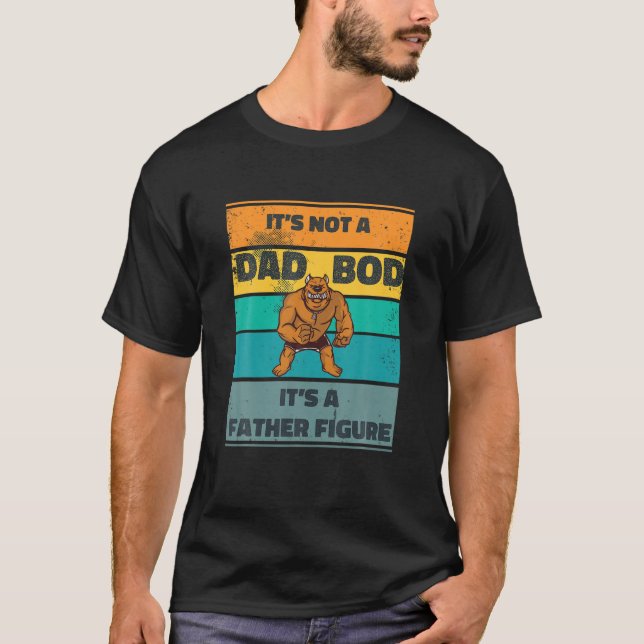 T-shirt Mens Ce N'Est Pas Un Papa BOD C'Est Un Père Figure (Devant)