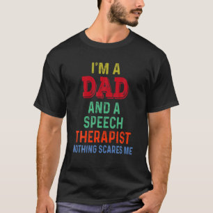 T-shirt Mens Cite Je suis papa et orthophoniste