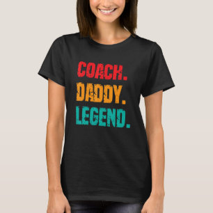 T-shirt Mens Coach Daddy Légende Père Grand-père Sports Co