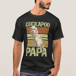T-shirt Mens Cockapoo Papa Spoodle Dog Propriétaire Cockap