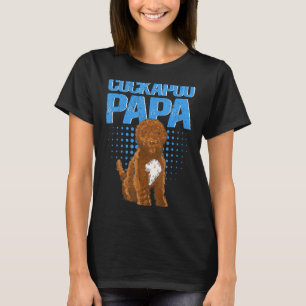 T-shirt Mens Cockapoo Papa Spoodle Dog Propriétaire Cockap