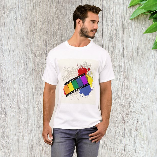 T-Shirt Mens Coloré (Créateur téléchargé)