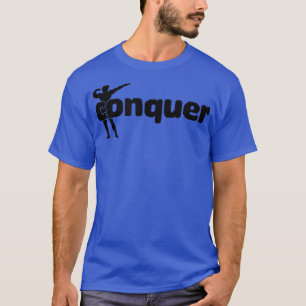 T-shirt Mens CONQUER Salle De Fitness Exercice Bodybuildin