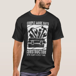 T-shirt Mens Construction chantier de construction w