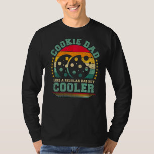 T-shirt Mens Cookie Papa Comme Un Père Régulier Mais Glaci