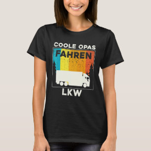 T-shirt Mens Cool Grand-pa Drive Truck Long Distance Drive