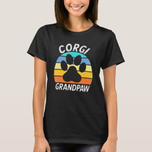 T-shirt Mens Corgi Grandpa Welsh Pembroke Corgi Grandpaw