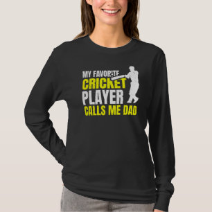T-shirt Mens Cricket Sport Pour Un Père D'Un Joueur De Cri