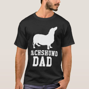 T-shirt Mens Dachshund Papa Weiner Chien Tee - shirt