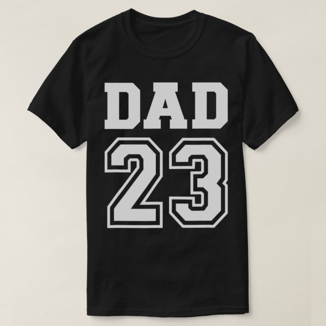 T-shirt Mens Dad 2023 for new daddy to be  (Design devant)