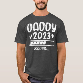 T-shirt Mens Daddy 2023 Annonce de grossesse Première fois