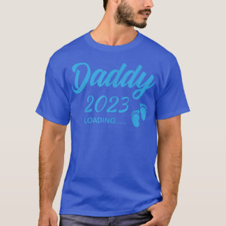 T-shirt Mens Daddy 2023 Chargement Faire-part de grossesse