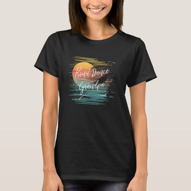 T-shirt Mens Danse Grand-père Danse Grand-père Tropical Ha (Devant)