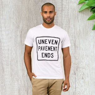 T-Shirt Mens De La Fin Du Pavement Inégal