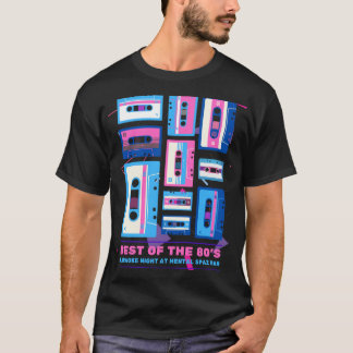 T-shirt Mens de mode Vintage style rétro des années 80