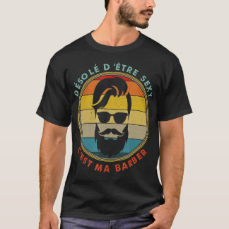 T-shirt Mens Désolé d'être sexy C'est ma barbe Cadeau Père