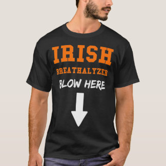 T-shirt Mens Dirty Irish Breathalyzer Adulte Da