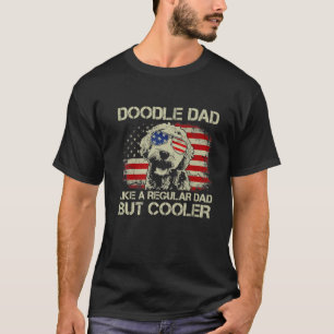T-shirt Mens Doodle Papa Goldendoodle Régulier Papa Mais C