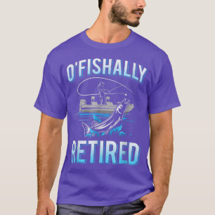 T-shirt Mens Drôle Aiguille Ofish Retraitée Pour Pêche Ret
