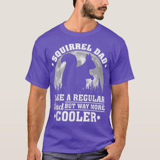 T-shirt Mens Écureuil Papa Comme Un Père Régulier Drôle Éc