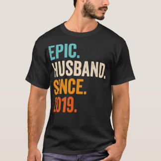T-shirt Mens Epic Husband Since 2019