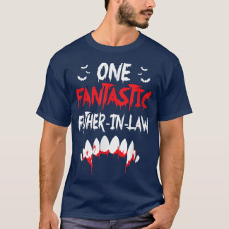 T-shirt Mens Fangtastic PèreInLaw Père de famille jumelée